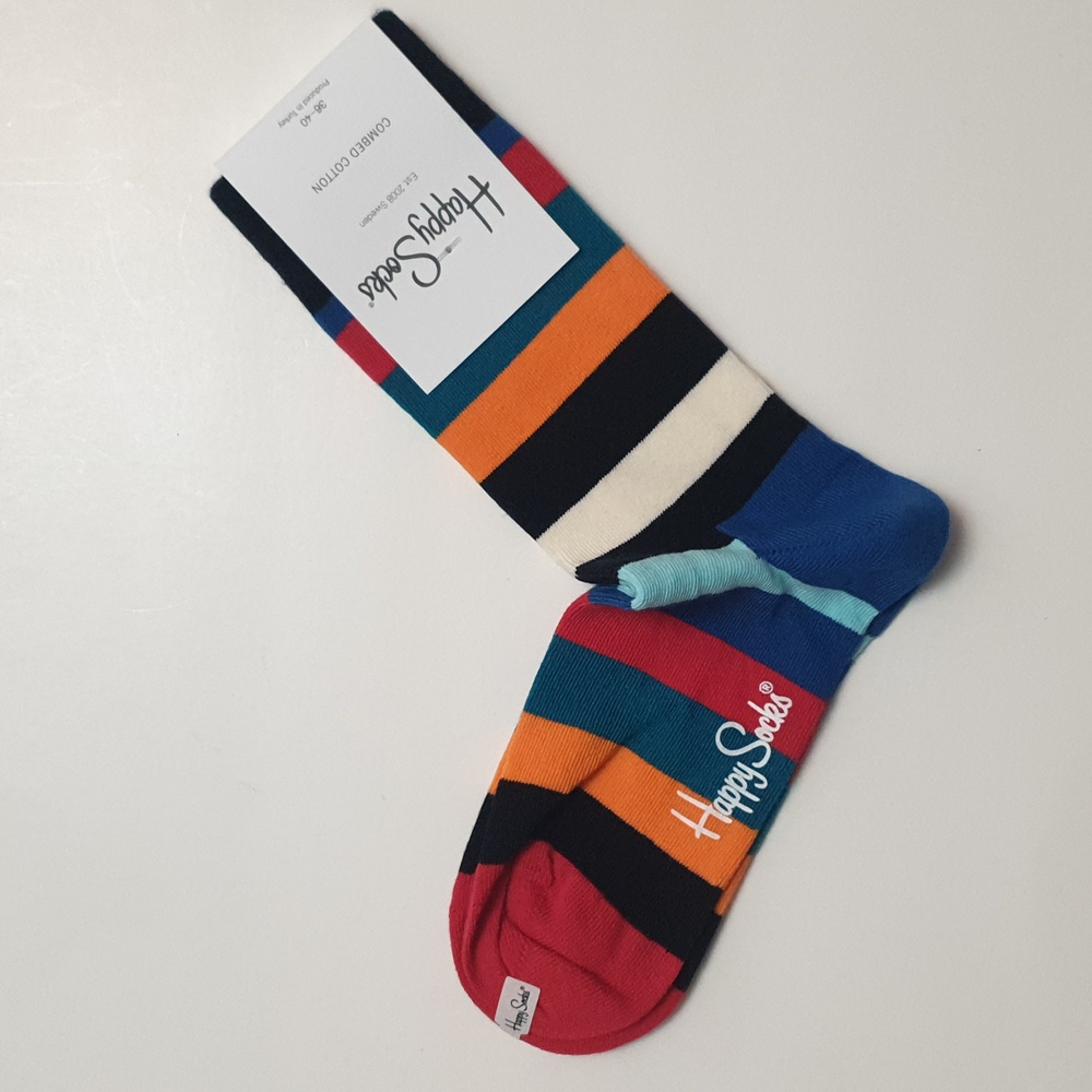Happy Socks Women Socks EU 36-40, US 5.5 - 9.5 Brand New Combed Cotton #32